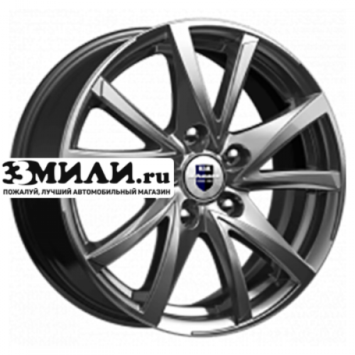 Диск 7x17 5x114.3 ET48 D67.1 K&K Игуана Дарк платинум
