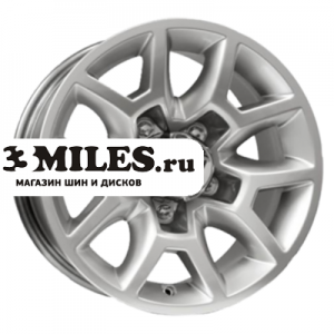 Диск 7.5x16 5x139.7 ET2 D108.5 K&K Калахари (КС321) Сильвер