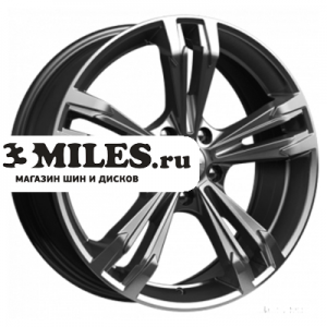 Диск 7x18 5x108 ET45 D67.1 K&K Каррера (КС655) Дарк платинум