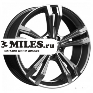 Диск 7x18 5x100 ET35 D67.1 K&K Каррера (КС655) Дарк платинум