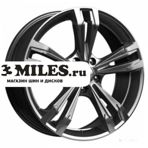 Диск 7x18 5x112 ET43 D57.1 K&K Каррера (КС655) Дарк платинум
