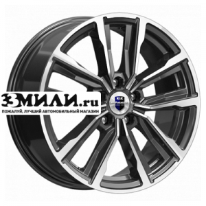 Диск 7.5x17 5x114.3 ET35 D60.1 K&K Лацио (КС964) Алмаз черный