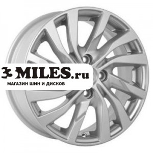 Диск 6x15 4x100 ET50 D60.1 K&K Lada Vesta (КС882) Сильвер