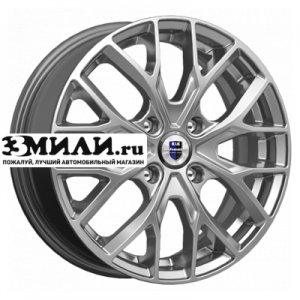 Диск 6x16 4x100 ET37 D60.1 K&K Лилиом-оригинал (КС891) Дарк платинум