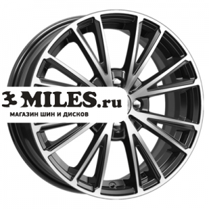 Диск 6x16 4x100 ET41 D60.1 K&K Меандр (КС879) Алмаз черный