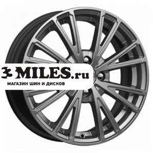 Диск 6x16 4x100 ET40 D67.1 K&K Меандр (КС879) Дарк платинум