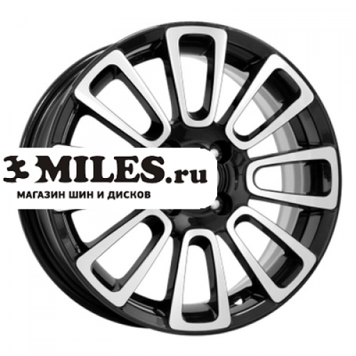 Диск 6x15 5x100 ET40 D67.1 K&K Неман (КС717) Алмаз черный
