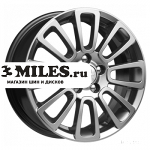 Диск 6x15 5x100 ET40 D67.1 K&K Неман (КС717) Дарк платинум