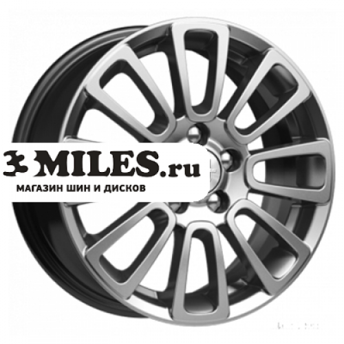 Диск 6x15 5x100 ET40 D67.1 K&K Неман (КС717) Дарк платинум