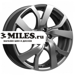 Диск 6x15 5x100 ET38 D57.1 K&K Палермо Дарк платинум