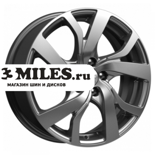 Диск 6x15 5x100 ET38 D57.1 K&K Палермо Дарк платинум