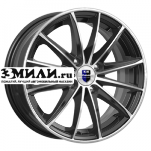 Диск 6x15 4x100 ET50 D60.1 K&K Пойнт Бланк-оригинал (KC884) Алмаз черный
