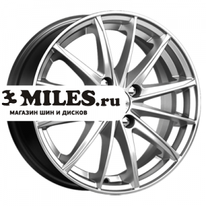 Диск 6x15 4x100 ET50 D60.1 K&K Пойнт Бланк-оригинал (KC884) Дарк платинум