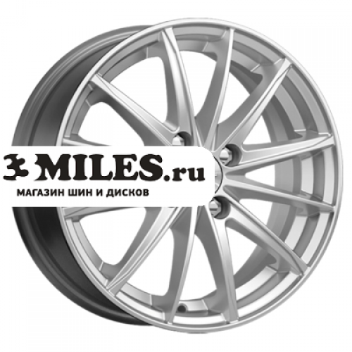Диск 6x15 4x100 ET40 D60.1 K&K Пойнт Бланк-оригинал (KC884) Сильвер