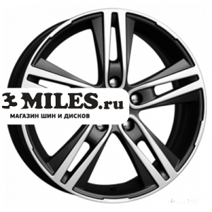 Диск 6.5x17 5x114.3 ET40 D66.1 K&K Прайм (КС721) Алмаз черный