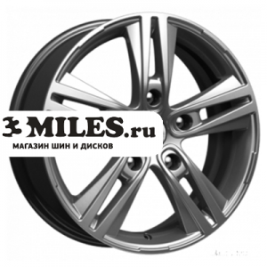 Диск 6.5x17 5x112 ET33 D57.1 K&K Прайм (КС721) Дарк платинум