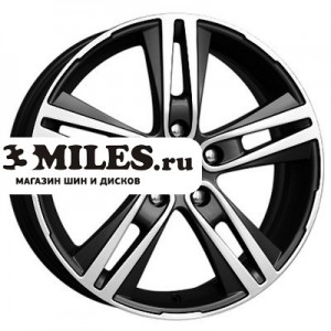 Диск 6.5x17 5x139.7 ET40 D98 K&K Прайм (КС721) Алмаз черный