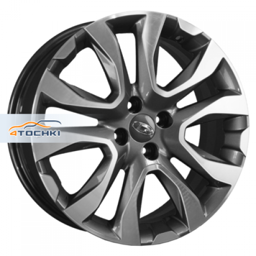 Диск 7x17 4x100 ET43 D60.15 K&K Протон (X-Ray Cross) (КС769) Антрацит-алмаз