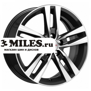 Диск 6.5x16 5x114.3 ET50 D67.1 K&K Rassvet (КС865) Алмаз черный