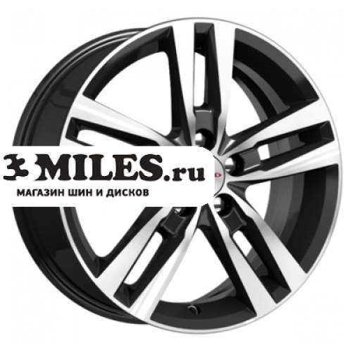 Диск 6.5x16 5x114.3 ET45 D67.1 K&K Rassvet (КС868) Алмаз черный