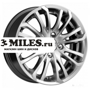 Диск 6x15 4x98 ET25 D67.1 K&K Рим (КС622) Дарк платинум