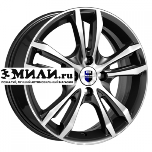 Диск 6x16 5x112 ET48 D57.1 K&K Samara (КС866) Алмаз черный