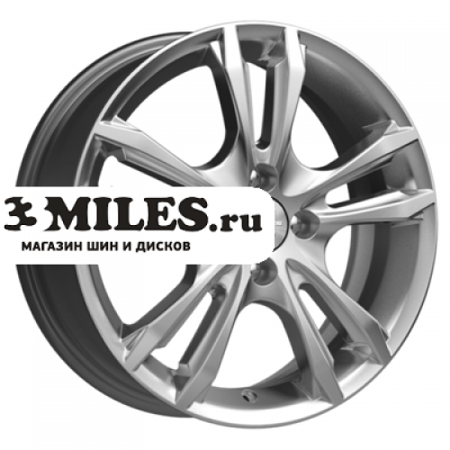 Диск 6x16 4x100 ET37 D60.1 K&K Samara (КС866) Сильвер