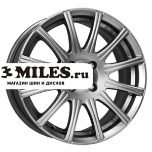 Диск 6x15 5x114.3 ET48 D67.1 K&K Сиеста (КС474) Дарк платинум