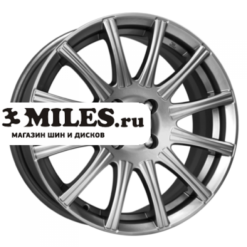 Диск 6x15 5x114.3 ET48 D67.1 K&K Сиеста (КС474) Дарк платинум
