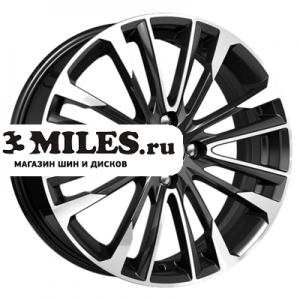 Диск 6.5x17 4x100 ET35 D67.1 K&K Сильверстоун-оригинал (КС770) Алмаз черный