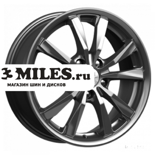 Диск 6.5x16 5x114.3 ET45 D67.1 K&K Спайдер (КС649) Дарк платинум