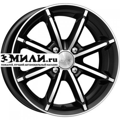 Диск 6x14 4x100 ET30 D67.1 K&K Sportline (КС603) Алмаз черный