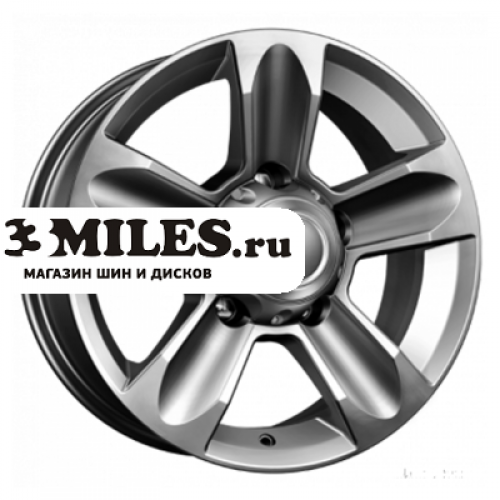 Диск 7x16 5x139.7 ET35 D108.5 K&K Тор (КС694) Дарк платинум