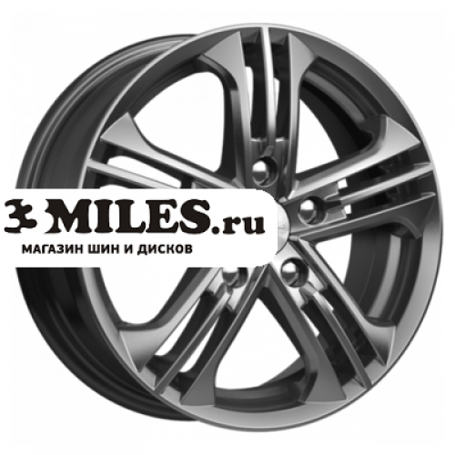 Диск 6x15 5x114.3 ET46 D67.1 K&K Trinity (КС615) Дарк платинум