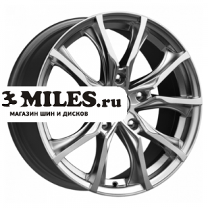 Диск 7.5x17 5x120 ET34 D72.6 K&K Твист (КС697) Дарк платинум