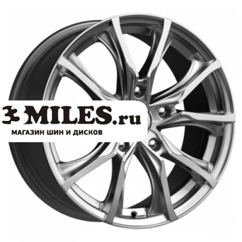 Диск 7.5x17 5x120 ET34 D72.6 K&K Твист (КС697) Дарк платинум