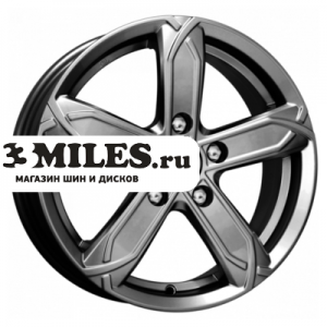 Диск 8x19 5x108 ET48 D67.1 K&K X-fighter (КС565) Дарк платинум
