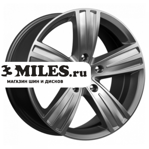 Диск 7x16 5x112 ET49 D57.1 K&K да Винчи-оригинал (КС528) Дарк платинум