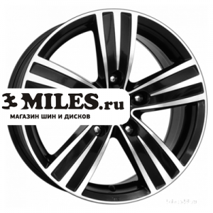 Диск 7x16 5x114.3 ET45 D60.1 K&K да Винчи (КС528) Алмаз черный