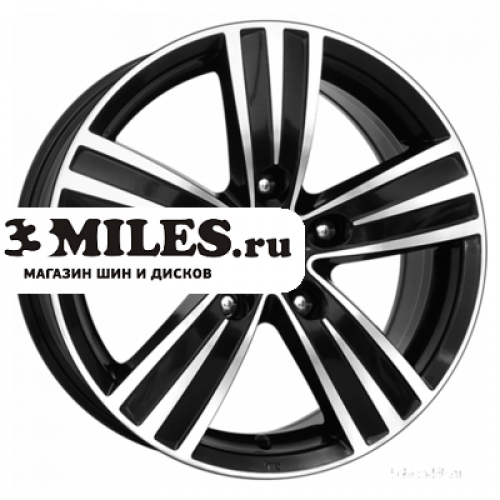 Диск 7x16 5x114.3 ET45 D60.1 K&K да Винчи (КС528) Алмаз черный