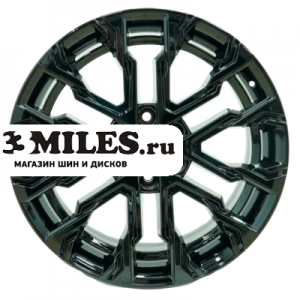 Диск 9x22 6x139.7 ET28 D78.1 Khomen Wheels AZIMUT 2205 (EscaladeTahoe) Black matt
