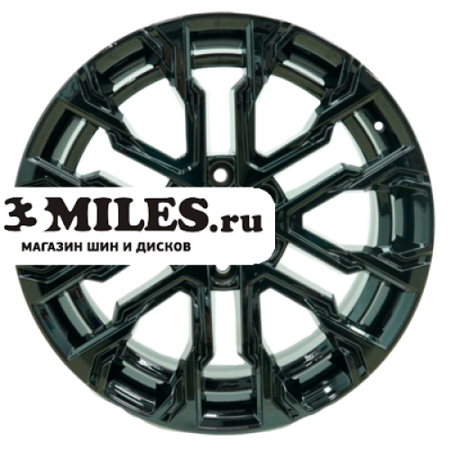 Диск 9x22 6x139.7 ET28 D78.1 Khomen Wheels AZIMUT 2205 (EscaladeTahoe) Black matt