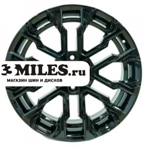 Диск 9x22 6x139.7 ET40 D95.1 Khomen Wheels AZIMUT 2205 (LC300) Black matt