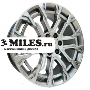 Диск 9x22 6x139.7 ET40 D95.1 Khomen Wheels AZIMUT 2205 (LC300) Dark Chrome