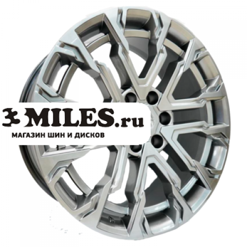 Диск 9x22 6x139.7 ET40 D95.1 Khomen Wheels AZIMUT 2205 (LC300) Dark Chrome