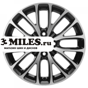 Диск 6x15 4x100 ET46 D54.1 Khomen Wheels KHW1506 (Rio II) Black-FP