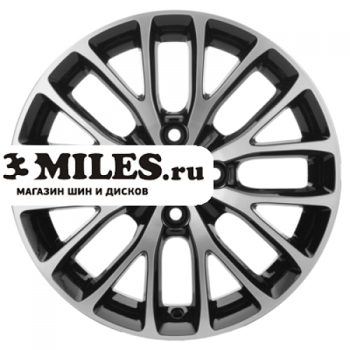 Диск 6x15 4x100 ET48 D54.1 Khomen Wheels KHW1506 (Rio I) Black-FP