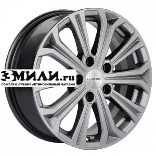 Диск 6.5x16 5x114.3 ET45 D60.1 Khomen Wheels KHW1610 (Corolla) Gray