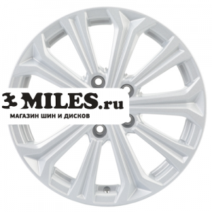 Диск 6.5x16 5x114.3 ET45 D64.1 Khomen Wheels KHW1610 (Civic) F-Silver