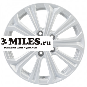 Диск 6.5x16 5x108 ET50 D63.3 Khomen Wheels KHW1610 (Focus) F-Silver